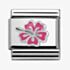 Nomination CLASSIC Silvershine Honolulu  Pink Hibiscus Charm 330202/24