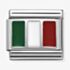 Nomination CLASSIC Silvershine Flags Italy Charm 330207/16