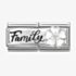 Nomination CLASSIC Silvershine Double Link Flower Family Charm 330734/17