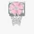 Nomination CLASSIC Silvershine Pink Flower Butterfly Dropper Charm 331814/02