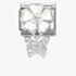 Nomination CLASSIC Silvershine White Flower Butterfly Dropper Charm 331814/05