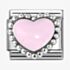 Nomination CLASSIC Stainless Steel & Silver Pink Dotted Heart Charm 330204/33