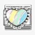 Nomination CLASSIC Stainless Steel & Silver Multi-Coloured Dotted Heart Charm 330204/37