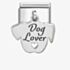 Nomination Classic Plates Dog Lover Dropper Charm 331811/13