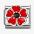 Nomination Classic SIMBOLS Red Poppy Flower Charm 330321/19