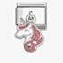 Nomination Classic Pink Glitter Unicorn Drop Charm 331805/20