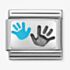 Nomination CLASSIC Silvershine Parent & Child Hands Charm 330208/43