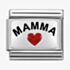 Nomination Classic Silver 'Mamma' Heart Charm 330208/34