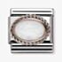 Nomination CLASSIC Silvershine Ornate Settings White Opal Charm 330503/07