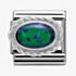 Nomination CLASSIC Silvershine Ornate Settings Green Opal Charm 330503/26