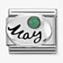 Nomination CLASSIC Silvershine Symbols May Emerald Birthstone Charm 330505/05