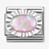 Nomination CLASSIC Composable Oval Pink Opal Fluted Bezel Charm 330507/38