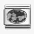 Nomination CLASSIC Hard Stones Matte Black Grey Obsidian Stone Charm 330510/44