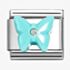 Nomination CLASSIC Silvershine Turquoise Butterfly Synthetic Stone Charm 330509/15