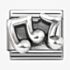 Nomination CLASSIC Stainless Steel & Silver Musical Notes Charm 330101/86