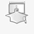 Nomination Stainless Steel & Silver Plain Graduation Hat Pendant Charm 331801/11