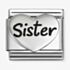 Nomination Composable Classic Sister Heart Charm 330114/20