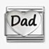 Nomination Composable Classic Dad Heart Charm 330114/24