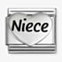 Nomination Composable Classic Niece Heart Charm 330114/26