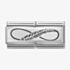 Nomination CLASSIC Silvershine Infinity Feather Double Charm 330710/12