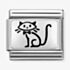 Nomination CLASSIC Oxidised Steel 'Family Cat' Charm 330109/53