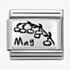 Nomination CLASSIC Composable Plates May Flower Charm 330112/17