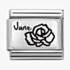Nomination CLASSIC Composbale Plates June Flower Charm 330112/18