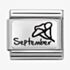 Nomination CLASSIC Composable Plates September Flower Charm 330112/21
