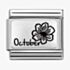 Nomination CLASSIC Composable Plates October Flower Charm 330112/22