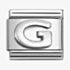Nomination CLASSIC Composable Oxidised Silver Letter G Charm 330113/07