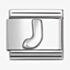 Nomination CLASSIC Composable Oxidised Silver Letter J Charm 330113/10
