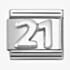 Nomination CLASSIC Composable Oxidised Silver 21 Charm 330101/57
