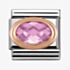 Nomination CLASSIC Rose Gold Pink Faceted Cubic Zirconia Charm 430601/003