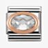 Nomination CLASSIC Rose Gold Clear Faceted Cubic Zirconia Charm 430601/010
