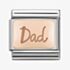 Nomination CLASSIC Rose Gold Plates Dad Charm 430101/32