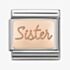 Nomination CLASSIC Rose Gold Plates Sister Charm 430101/38