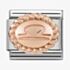 Nomination CLASSIC Rose Gold Oval Zodiac Libra Charm 430109/07