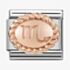 Nomination CLASSIC Rose Gold Oval Zodiac Scorpio Charm 430109/08
