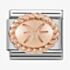 Nomination CLASSIC Rose Gold Oval Zodiac Pisces Charm 430109/12
