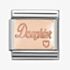 Nomination CLASSIC Rose Gold Plates Daughter Charm 430101/43