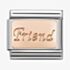 Nomination CLASSIC Rose Gold Engraved Friend Charm 430108/14