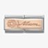 Nomination CLASSIC Rose Gold Double Mum With Flower Charm 430710/18