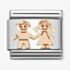 Nomination Composable CLASSIC Symbols Siblings Holding Hands Charm 430104/33