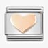 Nomination CLASSIC Composable Romance Flat Heart Charm 430104/37