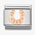 Nomination CLASSIC Composable Rose Gold Horseshoe Charm 430104/43