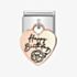Nomination CLASSIC Composable Rose Gold Happy Birthday Heart Pendant Charm 431803/06