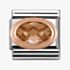 Nomination CLASSIC Rose Gold Framed Faceted Champagne Cubic Zirconia Charm 430601/024