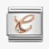 Nomination CLASSIC Rose Gold Letters C Charm 430310/03