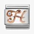 Nomination CLASSIC Rose Gold Letters H Charm 430310/08