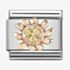Nomination CLASSIC Rose Gold Sun With Yellow Stones Charm 430305/18